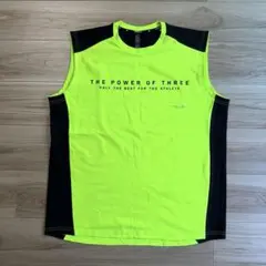 adidas ノースリーブTシャツ XL イエロー