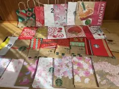 ク*ズ様 スターバックスコーヒー 紙袋 28種類48枚 ペーパーバッグ 桜 スト