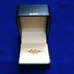 美品 TASAKI 田崎真珠 K18 ベビーパールリング