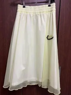 NIKE フレアチュールスカート イエロー Lサイズのサムネイル