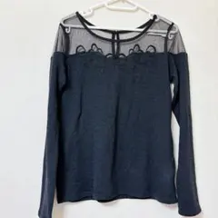 rienda 長袖トップス フリーサイズ 黒