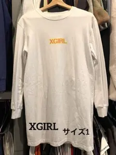 【良品】エックスガール X-girl ロンTワンピ サイズ1のサムネイル