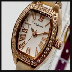 【新品電池】AGATHA アガタ★ラインストーン レディース 腕時計 クオーツのサムネイル