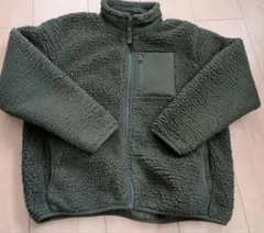 オリーブグリーン フリースジャケット