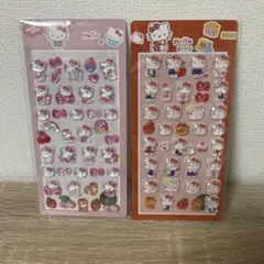 【新品】ハローキティ ボンボンドロップシール　２枚セット