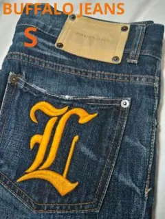 ★英字刺繍デニム★シンプル過ぎず派手過ぎずそんなデニムお探しの方へ★