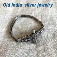 Old India インド製 銀ワイヤーワークブレスレット ビンテージ 仏陀釈迦