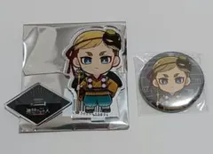 進撃の巨人 プリンセスカフェ あやかし ミニ アクスタ 缶バッジ エルヴィン
