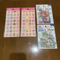 ディズニープリンセス・トイ・ストーリーシール4枚セット