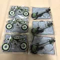 Monster Energy キーホルダー 6個セット モトクロス ギターのサムネイル