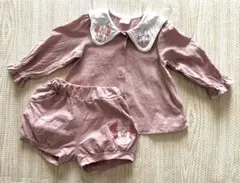 90 バースデイ　ディズニー　100周年　ミニー　シャツ　パンツ　セットアップ