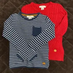 ニット２枚セット　120サイズ　6-8Ｙ