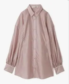 SNIDEL スナイデル シアーオーバーシャツ SWFB232085 ピンク