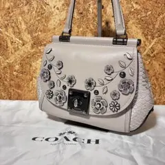 COACH✨ コーチ ターンロック ドリフター トップハンドルバッグ 花柄