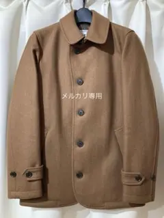 ★未使用★SHIPS JET BLUE THERMOLITE メルトンPコート★