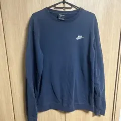 Nike ネイビー クルーネック トレーナー