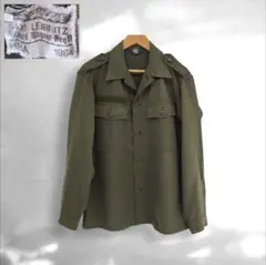 80s オーストリア軍実物 ファティーグシャツ ミリタリー 1984年製 カーキのサムネイル