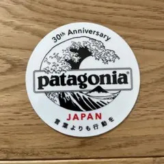 希少patagonia 30th Anniversary JAPAN ステッカー