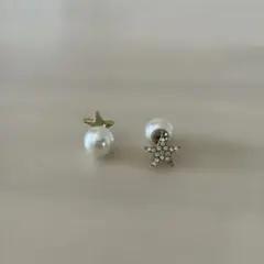 パール&スター ピアス