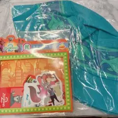 ズートピア2 ハッピーくじC賞 ニックのバケットハット K賞ステッカーセット