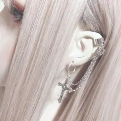 キリストクロス イヤーカフ 六芒星 ダミピ
