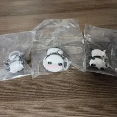 たれぱんだ　つなげて可愛い！マスコットチャーム　3点