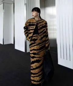 新品ameri アメリMIX ANIMAL WAVE JACKET