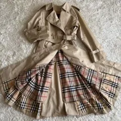 専用バーバリー トレンチコート 金タグ ノバチェック ライナー ベルト S〜M