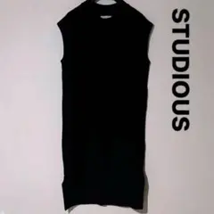 STUDIOUS ノースリーブニットワンピースサイズ1のサムネイル