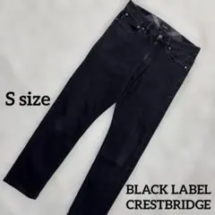 BLACK LABEL CRESTBRIDGE ストレートデニム ブラック S