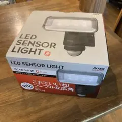 RITEX LED センサーライト5Wワイド　コンセント式　明るさ400ルーメン