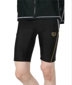 アリーナ 競泳用水着 競泳水着 Mサイズ ブラック×ゴールド