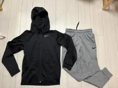 NIKE ジャージ上下セット 黒/グレー　セットアップのサムネイル