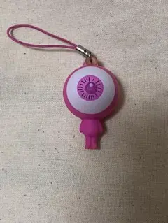 ゲゲゲの鬼太郎　目玉おやじ　スクイーズ　ピンク　恋