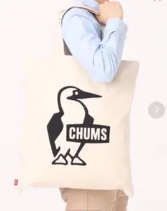 チャムス　トートバッグ　ビック　キャンバス