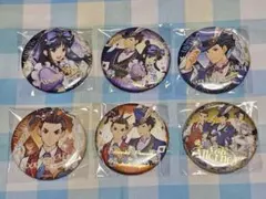 逆転裁判 カプコンカフェ 3rd 牙流 王泥喜 缶バッジ レア 希少品