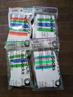 ファミリーマート ストライプソックス 4足