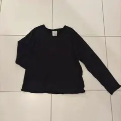 こどもビームス購入　PLAY UP カットソー　黒　10y Vネック