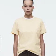 新品未使用 COS コットンTシャツ イエロー