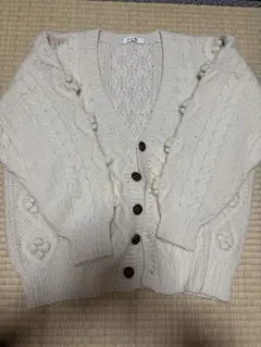 ALLIAGE　カーディガン　白　ホワイト