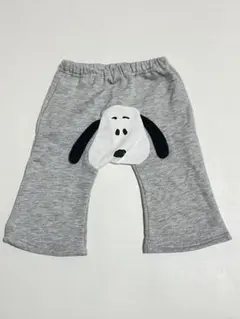スヌーピー　グレー パンツ 90サイズ