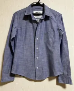 Frank & Eileen ブルー長袖シャツ