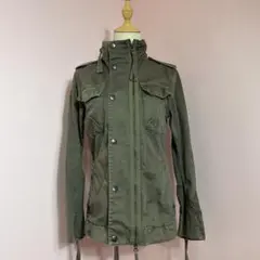 y2k 平成ギャル ジャケット ギミック ジップ ミリタリー グランジ
