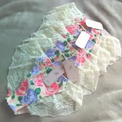 500 フラワープリント レースショーツ Mサイズ　8枚セット