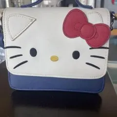 ハローキティ ハンドバッグ ホワイト ネイビー