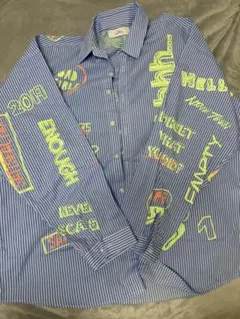 2nd ARCHIVE ネオンプリントシャツ