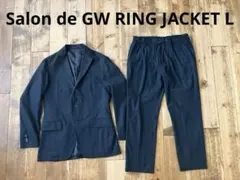 極美品 Salon de GW リングヂャケット スーツ セットアップ L 麻