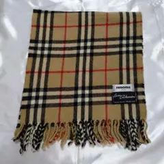 renoma PARIS ✨マフラー カシミヤ混 チェック柄