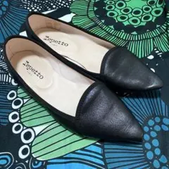 Repetto レペット ポインテッドトゥフラットシューズ ブラック　39のサムネイル
