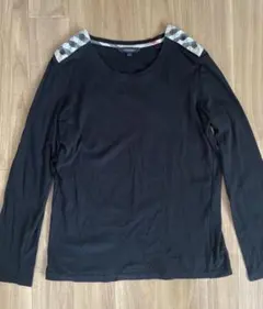 美品✨ Burberry London 長袖Tシャツ ノバチェック 肩デザイン